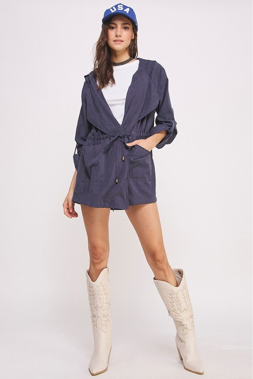 Light Weight Hooded Jacket