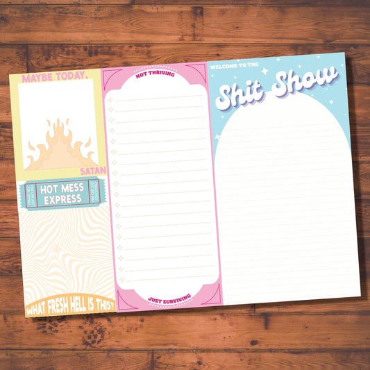 Welcome To the Shit Show Notepad
