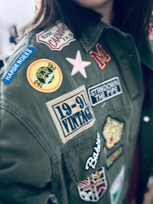 Olive Patch Jacket