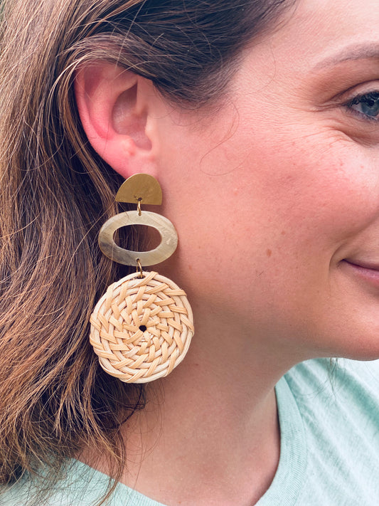 Wicker Earrings