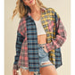 Multi Color Plaid Flannel Shirt