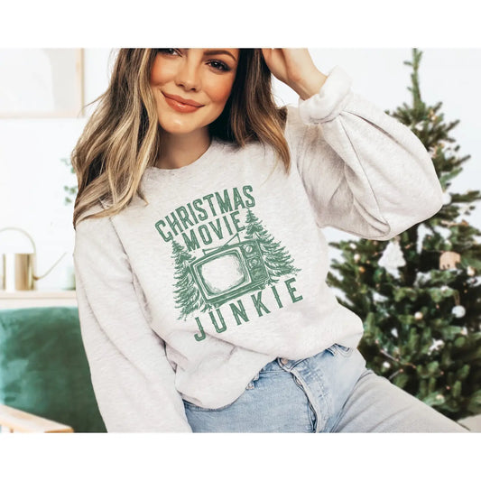 Christmas Movie Junkie Crewneck