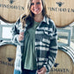 Flannel Plaid Lapel Shacket