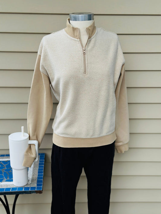 Vintage Fleece Half Zip Pullover