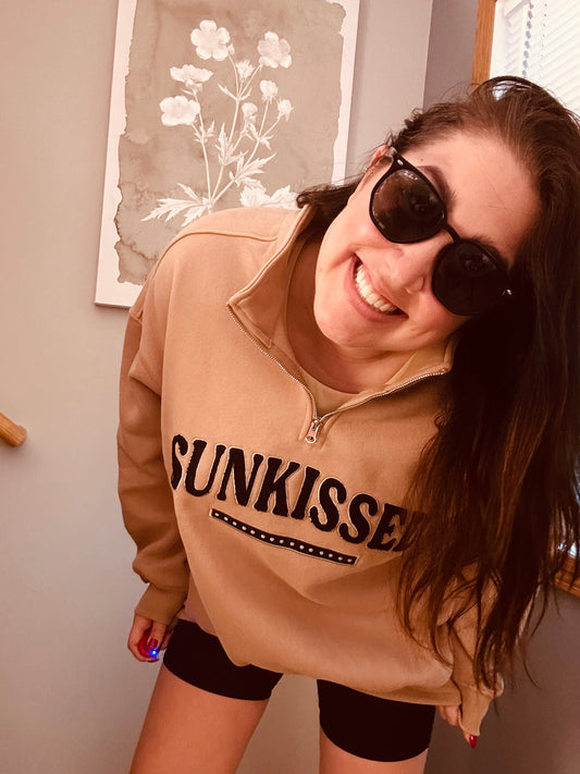 Sunkissed Quarter-Zip Sweatshirt