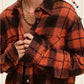 Mineral Washed Button Down Soft Fabric Plaid Shirts