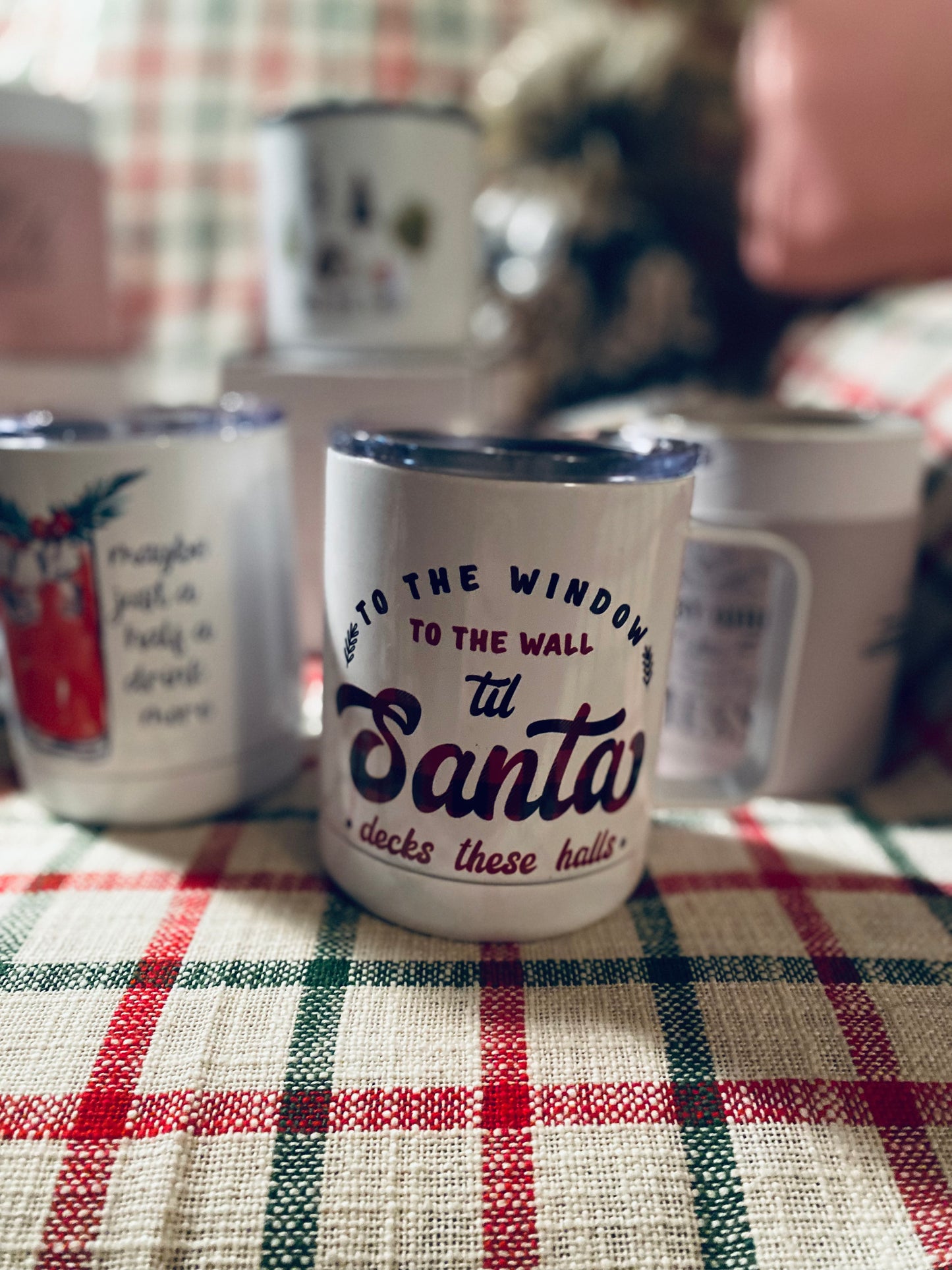 Santa Decks These Halls Mug