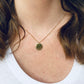 Round Gold Necklace